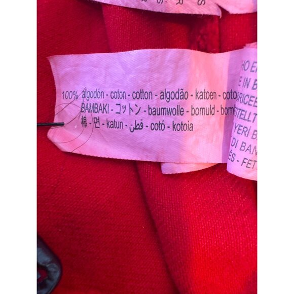 2/$30 ZARA Size Small Red Zara Cotton Womens Shorts - Picture 5 of 15